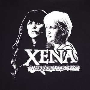 New 2003 Xena Warrior Princess 1995 - 2001 Episode List Vintage Shirt Tee